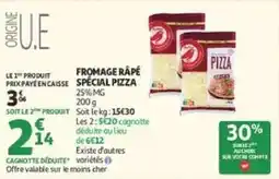 Auchan Supermarché U.E. FROMAGE RÂPÉ SPECIAL PIZZA offre