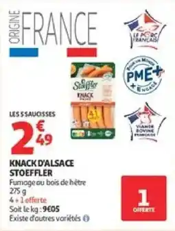 Auchan Supermarché Stoeffler Knack d'Alsace offre