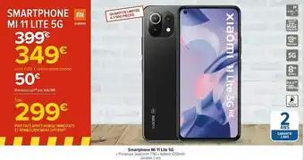 Carrefour Xiaomi smartphone mi 11 lite 5g offre