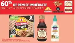 Auchan Supermarché Mission Wraps offre