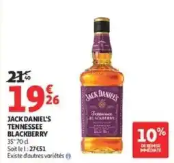 Auchan Supermarché JACK DANIEL'S TENNESSEE BLACKBERRY offre