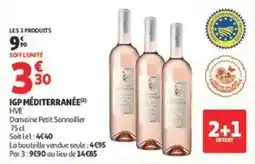 Auchan Supermarché Domaine Petit Sonnailler IGP Méditerranée HVE offre