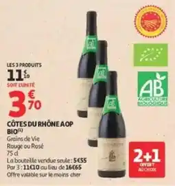 Auchan Supermarché Grains de Vie offre
