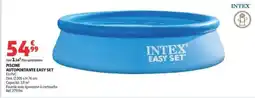 Auchan Supermarché INTEX PISCINE AUTOPOORTANTE EASY SET offre