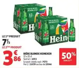 Auchan Supermarché Heineken Bière Blonde offre