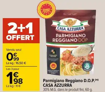 Carrefour Casa azzurra parmigiano reggiano d.o.p. offre