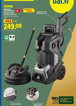 Lidl Parkside nettoyeur haute pression, buse 3 en 1 offre