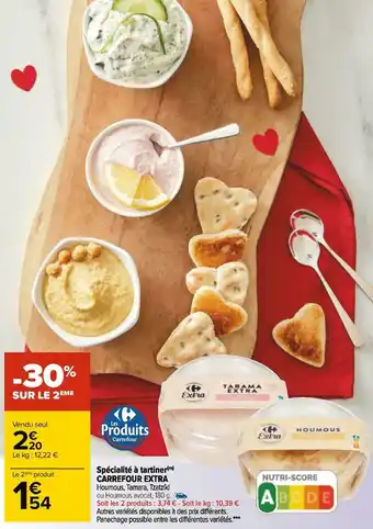 Carrefour Carrefour extra spécialité à tartiner offre