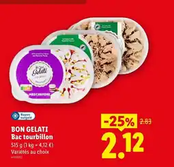 Lidl Bon gelati bac tourbillon offre