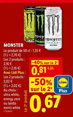 Lidl Monster offre