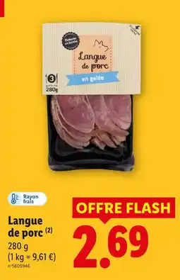 Lidl Langue de porc en gelée offre