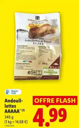 Lidl Andouillettes aaaaa offre