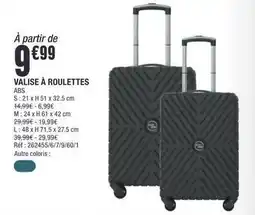 La Foir'Fouille Valise a roulettes offre