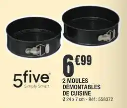 La Foir'Fouille 5five - 2 moules démontables de cuisine offre