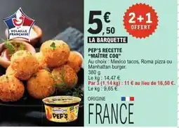 E.Leclerc Maître coq - pep's recette offre