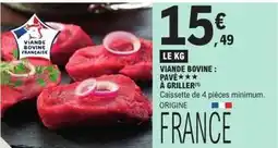 E.Leclerc Viande bovine: pavé à griller offre