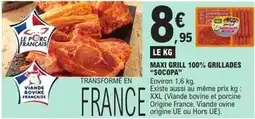 E.Leclerc Socopa - maxi grill 100% grillades offre