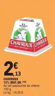 E.Leclerc Chavroux - 13% mat.gr offre
