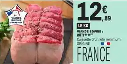 E.Leclerc Viande bovine: rôti offre