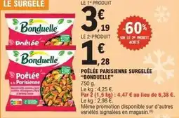 E.Leclerc Bonduelle - poêlée parisienne surgelée offre
