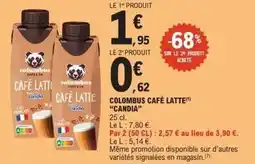 E.Leclerc Candia - colombus cafe latte offre