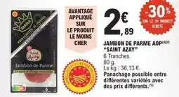 E.Leclerc Jambon de parme aop offre