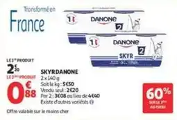 Auchan Supermarché Danone - skyr offre