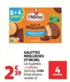 Auchan Supermarché St michel - galettes moelleuses offre