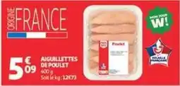 Auchan Supermarché Aiguillettes de poulet offre