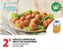 Auchan Supermarché Maison briau - acras a la morue ou de crevettes offre