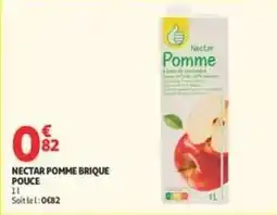 Auchan Supermarché Pouce - pomme brique offre