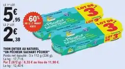 E.Leclerc Express Thon entier au naturel offre
