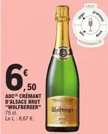 E.Leclerc Express Brut - aoc crémant d'alsace offre