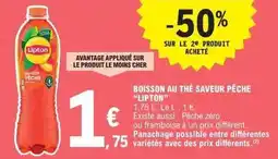 E.Leclerc Express Lipton - boisson au thé saveur pêche offre