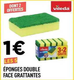Centrakor Vileda - éponges double face grattantes offre