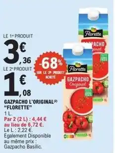 E.Leclerc Express Florette - gazpacho l'original offre