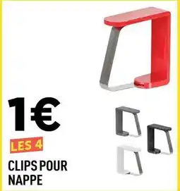 Centrakor Clips pour nappe offre