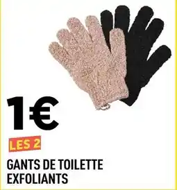 Centrakor Gants de toilette exfoliants offre