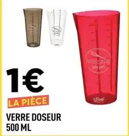 Centrakor Cot - verre doseur offre