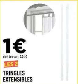 Centrakor Tringles extensibles offre