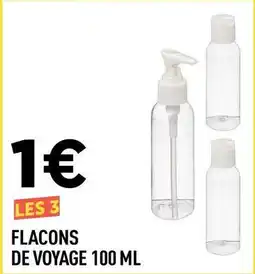 Centrakor Flacons de voyage offre