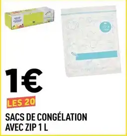 Centrakor Sacs de congélation avec zip offre