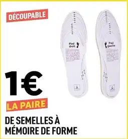 Centrakor Semelles a memoire de forme offre