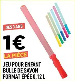 Centrakor Jeu pour enfant bulle de savon format epée 0,12 l offre