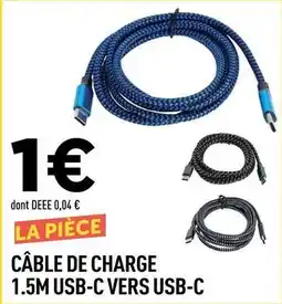 Centrakor Câble de charge 1.5m usb-c vers usb-c offre