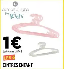 Centrakor Atmosphera - cintres enfant offre