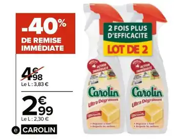 Carolin pistolet nettoyant multi-usages