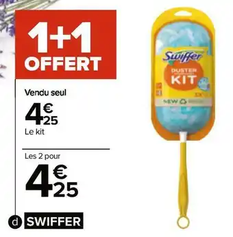 Carrefour Swiffer duster kit offre
