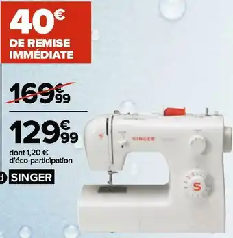 Carrefour Singer machine à coudre offre
