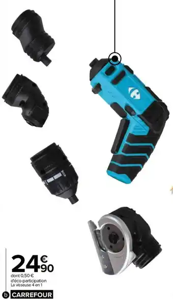 Carrefour Carrefour visseuse 4 en 1 3,6v offre